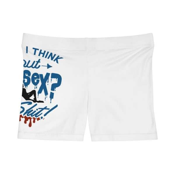 Women's Shorts (AOP) - What Do I Think About Anal Sex? F*ck That Sh*t! - Image 2