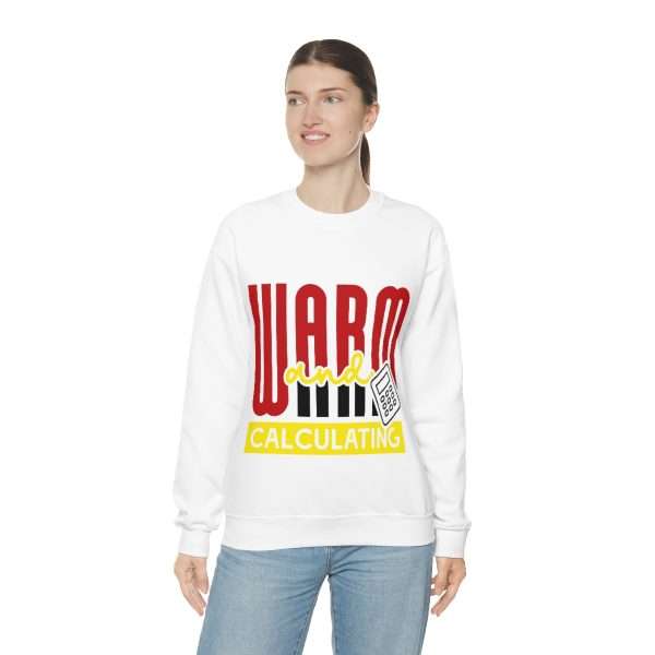 Unisex Heavy Blend™ Crewneck Sweatshirt - Warm & Calculating - Image 5