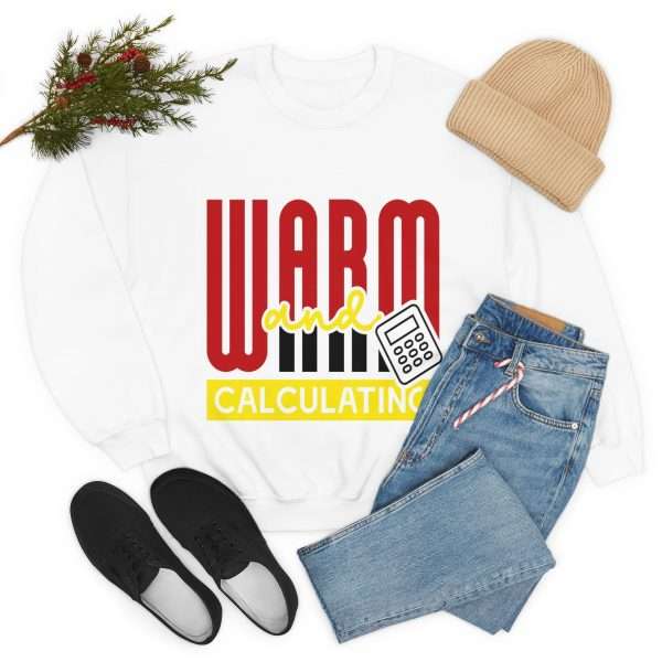 Unisex Heavy Blend™ Crewneck Sweatshirt - Warm & Calculating - Image 7