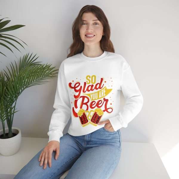 Unisex Heavy Blend™ Crewneck Sweatshirt - So Glad You Are Beer