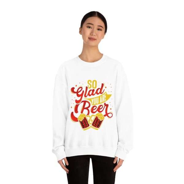 Unisex Heavy Blend™ Crewneck Sweatshirt - So Glad You Are Beer - Image 3