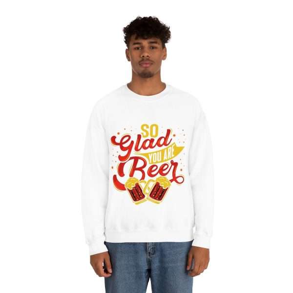 Unisex Heavy Blend™ Crewneck Sweatshirt - So Glad You Are Beer - Image 4