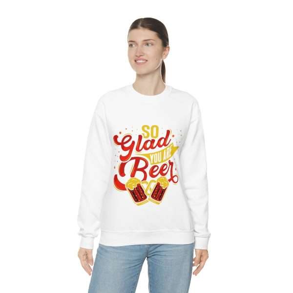 Unisex Heavy Blend™ Crewneck Sweatshirt - So Glad You Are Beer - Image 6