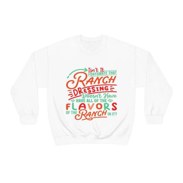 Unisex Heavy Blend™ Crewneck Sweatshirt - Isn’t It Fortunate that Ranch Dressing Doesn’t Have All of the Flavors of the Ranch in It? - Image 2