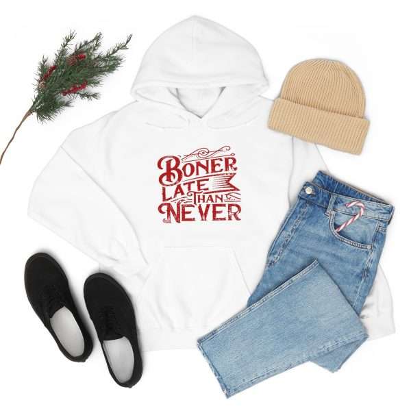 Unisex Heavy Blend™ Hooded Sweatshirt - Boner Late Than Never - Image 7