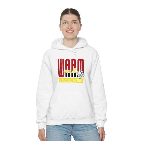 Unisex Heavy Blend™ Hooded Sweatshirt - Warm & Calculating - Image 4