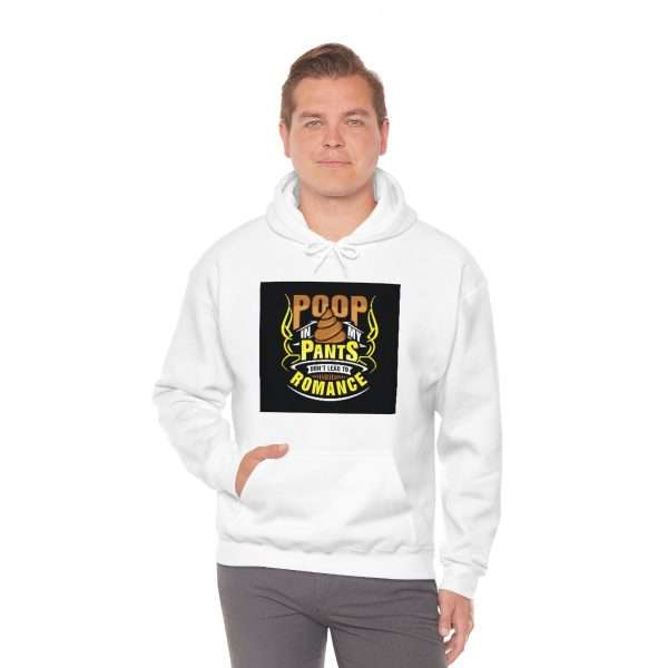 Unisex Heavy Blend™ Hooded Sweatshirt - Poop In My Pants Don’t Lead to Romance - Image 5