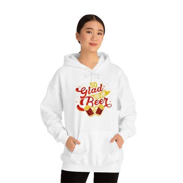 Unisex Heavy Blend™ Hooded Sweatshirt - So Glad You Are Beer - Image 3