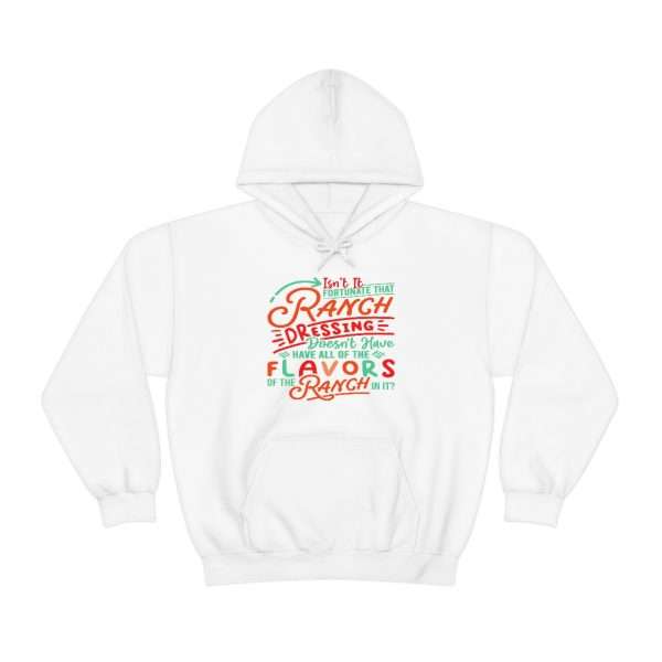 Unisex Heavy Blend™ Hooded Sweatshirt - Isn’t It Fortunate that Ranch Dressing Doesn’t Have All of the Flavors of the Ranch in It? - Image 2