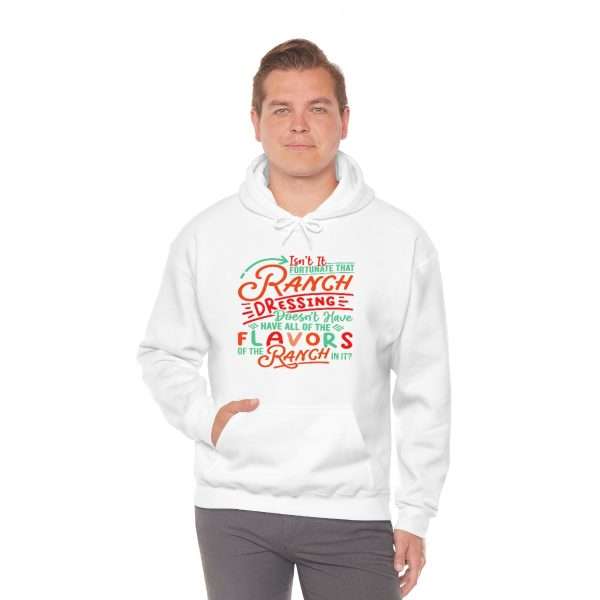 Unisex Heavy Blend™ Hooded Sweatshirt - Isn’t It Fortunate that Ranch Dressing Doesn’t Have All of the Flavors of the Ranch in It? - Image 4