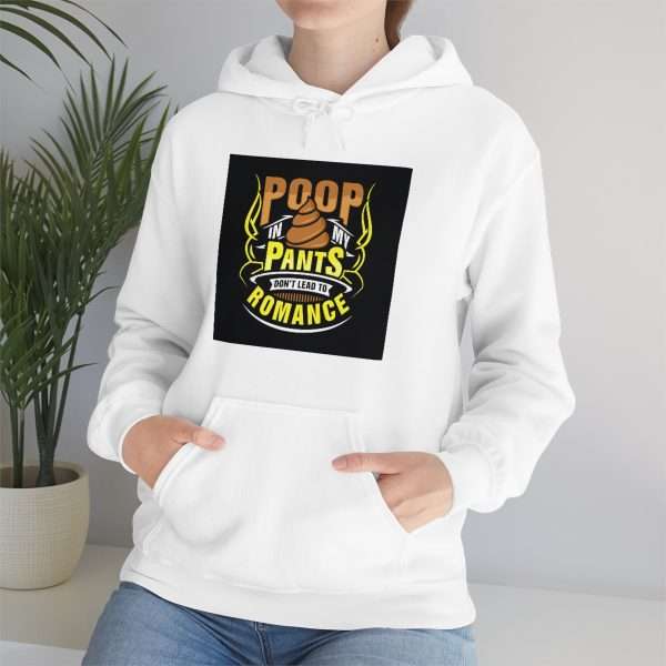 Unisex Heavy Blend™ Hooded Sweatshirt - Poop In My Pants Don’t Lead to Romance - Image 6