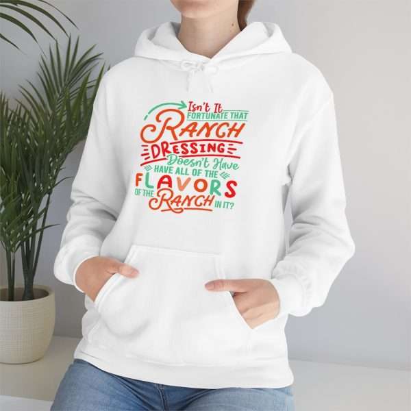 Unisex Heavy Blend™ Hooded Sweatshirt - Isn’t It Fortunate that Ranch Dressing Doesn’t Have All of the Flavors of the Ranch in It? - Image 5