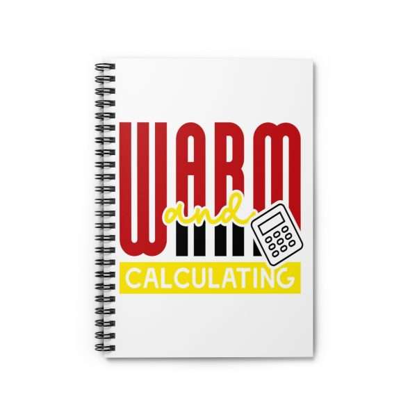 Spiral Notebook - Ruled Line - Warm & Calculating