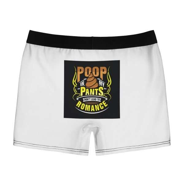 Men's Boxer Briefs - Poop In My Pants Don’t Lead to Romance - Image 3