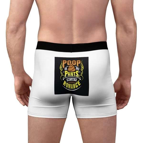 Men's Boxer Briefs - Poop In My Pants Don’t Lead to Romance