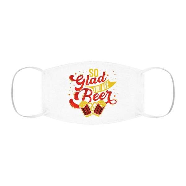 Snug-Fit Polyester Face Mask - So Glad You Are Beer - Image 2