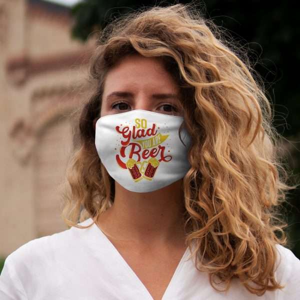 Snug-Fit Polyester Face Mask - So Glad You Are Beer - Image 6