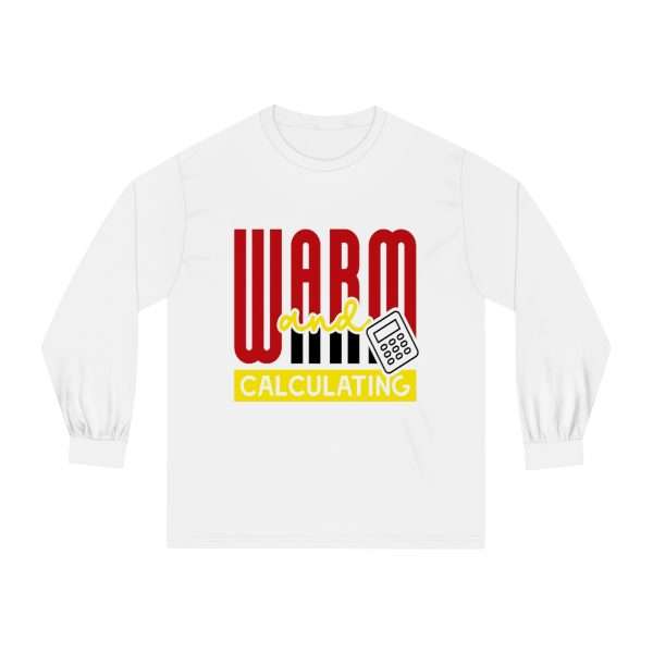 Unisex Classic Long Sleeve T-Shirt - Warm & Calculating - Image 2