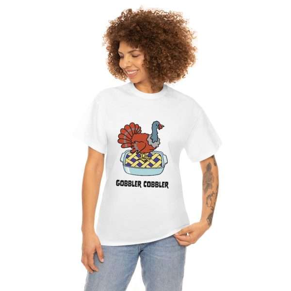 Unisex Heavy Cotton Tee - Gobbler Cobbler - Image 3