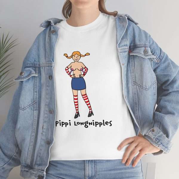 Unisex Heavy Cotton Tee - Pippi Longnipples