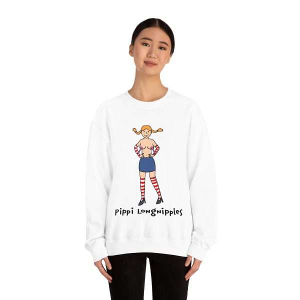 Unisex Heavy Blend™ Crewneck Sweatshirt - Pippi Longnipples - Image 3