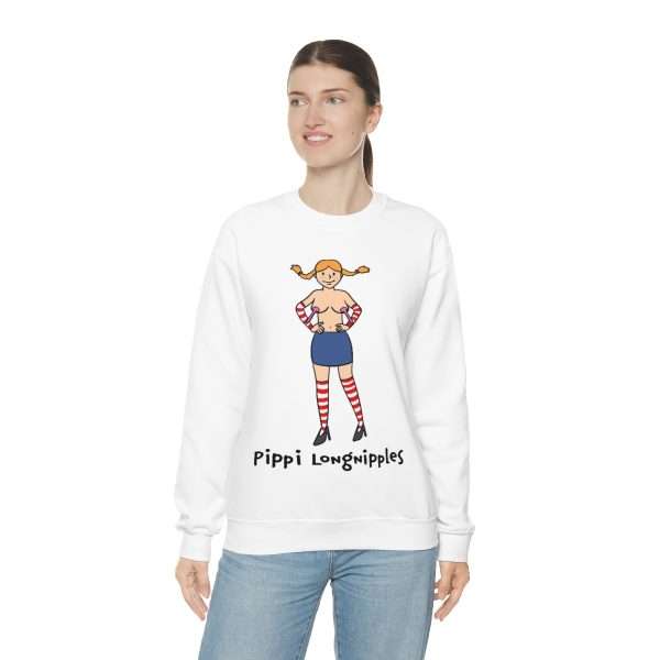 Unisex Heavy Blend™ Crewneck Sweatshirt - Pippi Longnipples - Image 6