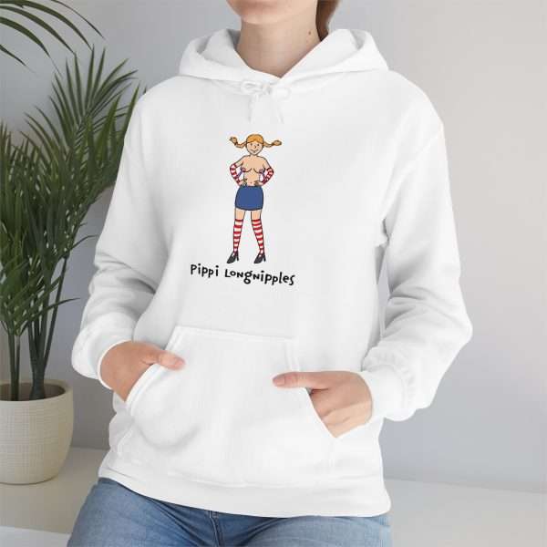 Unisex Heavy Blend™ Hooded Sweatshirt - Pippi Longnipples - Image 6