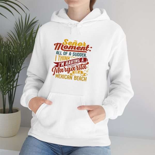 Unisex Heavy Blend™ Hooded Sweatshirt - Señor Moment: All of a Sudden, I Think I’m Having a Margarita on a Mexican Beach - Image 6