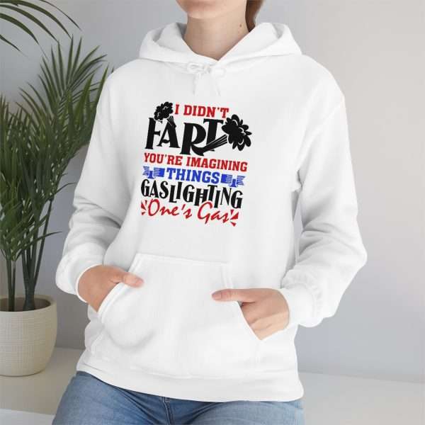 Unisex Heavy Blend™ Hooded Sweatshirt - I Didn't Fart You're Imagining Things. Gaslighting One's Gas - Image 6