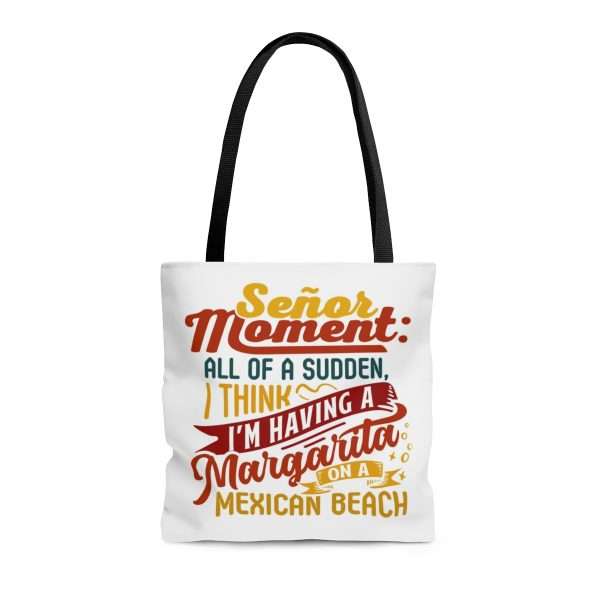 AOP Tote Bag - Señor Moment: All of a Sudden, I Think I’m Having a Margarita on a Mexican Beach