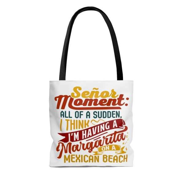 AOP Tote Bag - Señor Moment: All of a Sudden, I Think I’m Having a Margarita on a Mexican Beach - Image 4