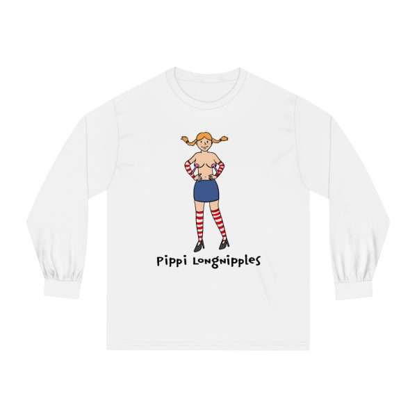 Unisex Classic Long Sleeve T-Shirt - Pippi Longnipples - Image 2