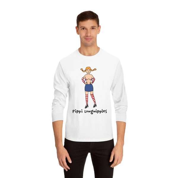 Unisex Classic Long Sleeve T-Shirt - Pippi Longnipples - Image 3