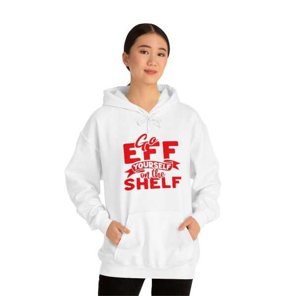 Unisex Heavy Blend™ Hoodie Sweatshirt - Go Eff Yourself on the Shelf - Image 3