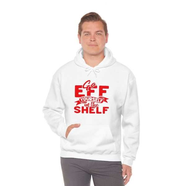 Unisex Heavy Blend™ Hoodie Sweatshirt - Go Eff Yourself on the Shelf - Image 5