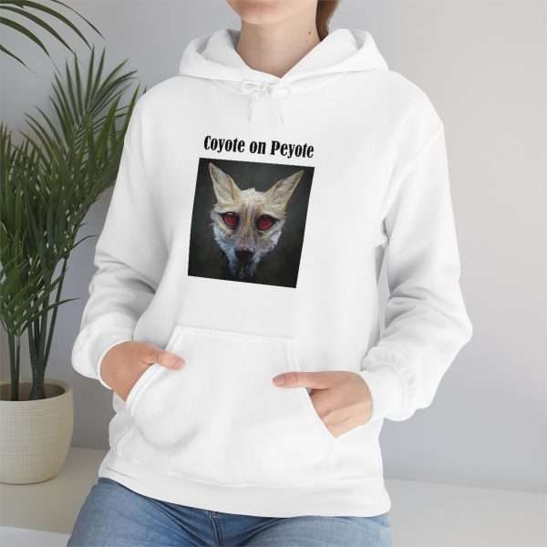 Unisex Heavy Blend™ Hoodie Sweatshirt - Coyote on Peyote