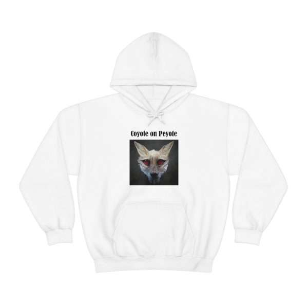 Unisex Heavy Blend™ Hoodie Sweatshirt - Coyote on Peyote - Image 2