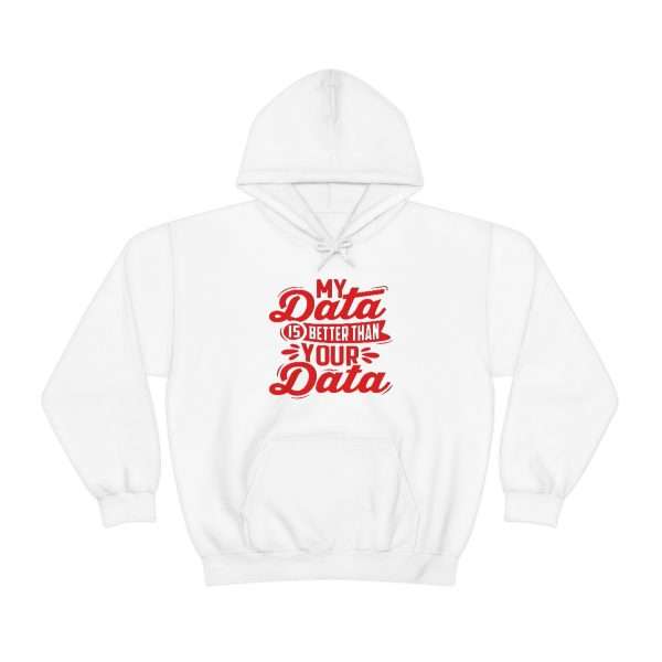 Unisex Heavy Blend™ Hoodie Sweatshirt - My Data Is Better Than Your Data - Image 2