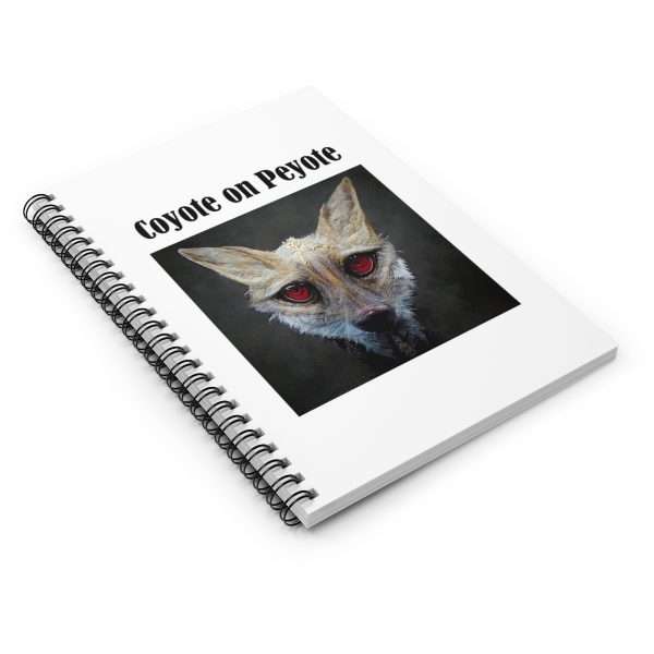 Spiral Notebook - Ruled Line - Coyote on Peyote - Image 3