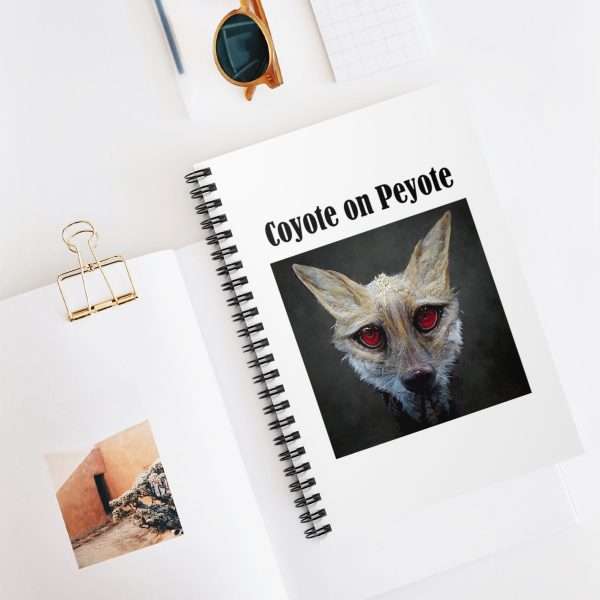 Spiral Notebook - Ruled Line - Coyote on Peyote - Image 5