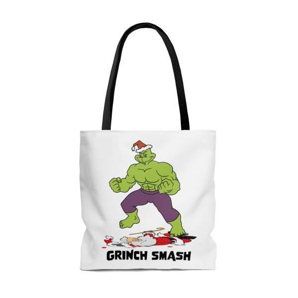 AOP Tote Bag - Grinch Smash - Image 6