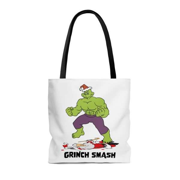 AOP Tote Bag - Grinch Smash - Image 2