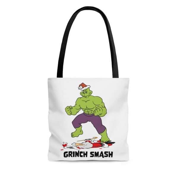 AOP Tote Bag - Grinch Smash - Image 3