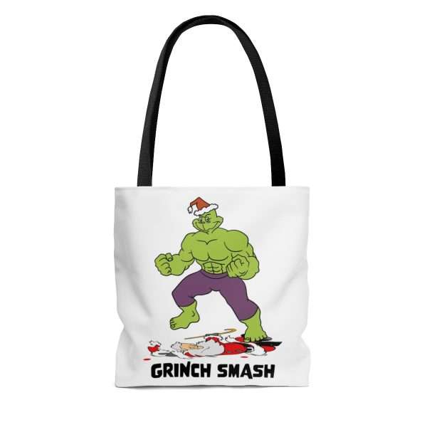 AOP Tote Bag - Grinch Smash - Image 4