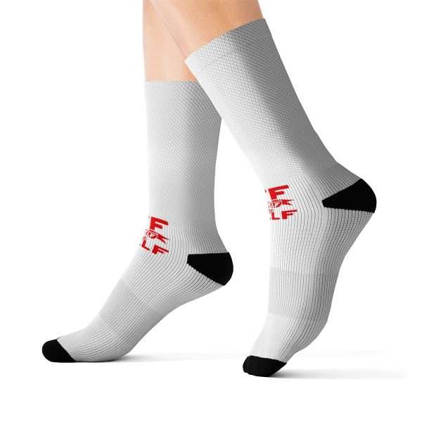 Sublimation Socks - Go Eff Yourself on the Shelf - Image 9