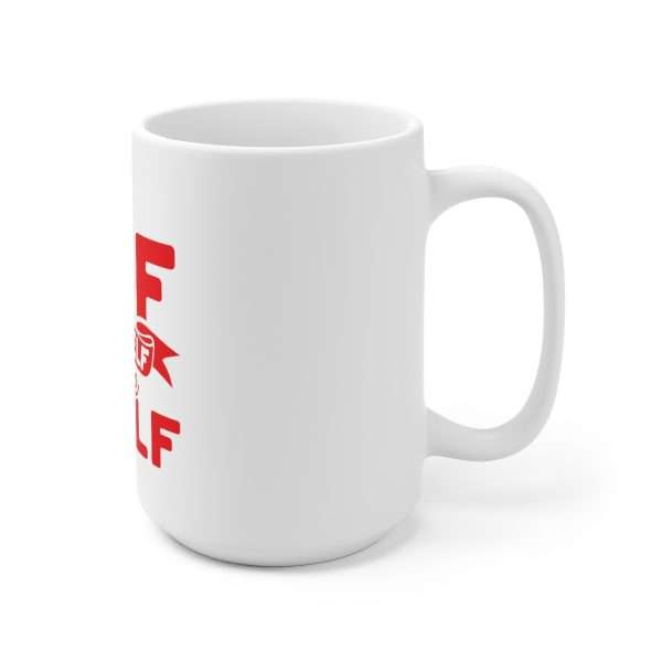 Ceramic Coffee Mug 15oz - Go Eff Yourself on the Shelf - Image 3