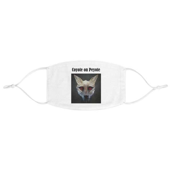 Fabric Facemask - Coyote on Peyote - Image 2