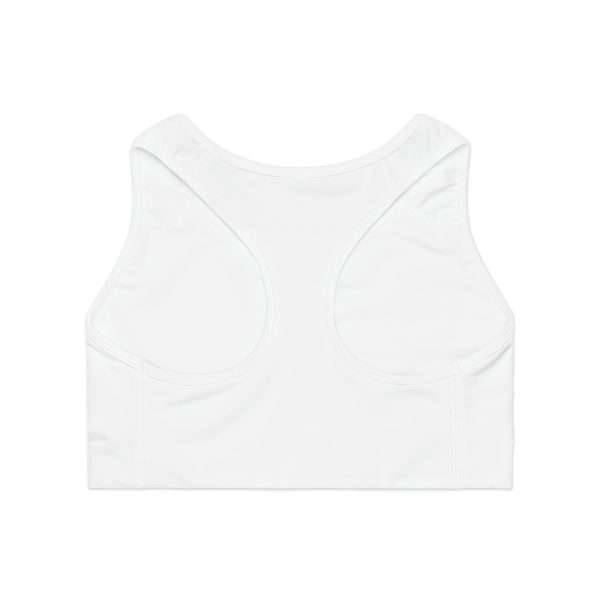 Sports Bra (AOP) - Thank You for All of My Clothing, Sweatshop Kids - Image 3