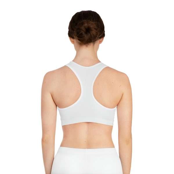 Sports Bra (AOP) - Thank You for All of My Clothing, Sweatshop Kids - Image 4