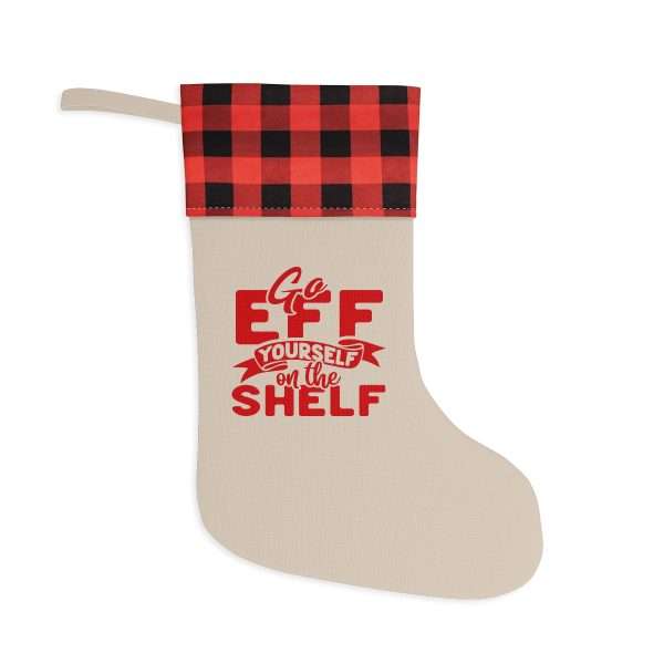 Funny Christmas Stocking - Go Eff Yourself on the Shelf - Image 2